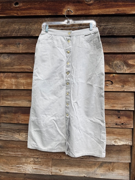 Gloria Vanderbilt Dresses & Skirts - Gloria VANDERBILT vintage 90s button down skirt